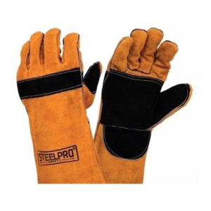 Guante En Carnaza Tipo Soldador Con Kevlar
