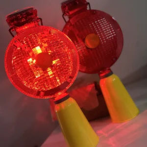 Flasher Luminoso Solar Ab-Su309c Rojo