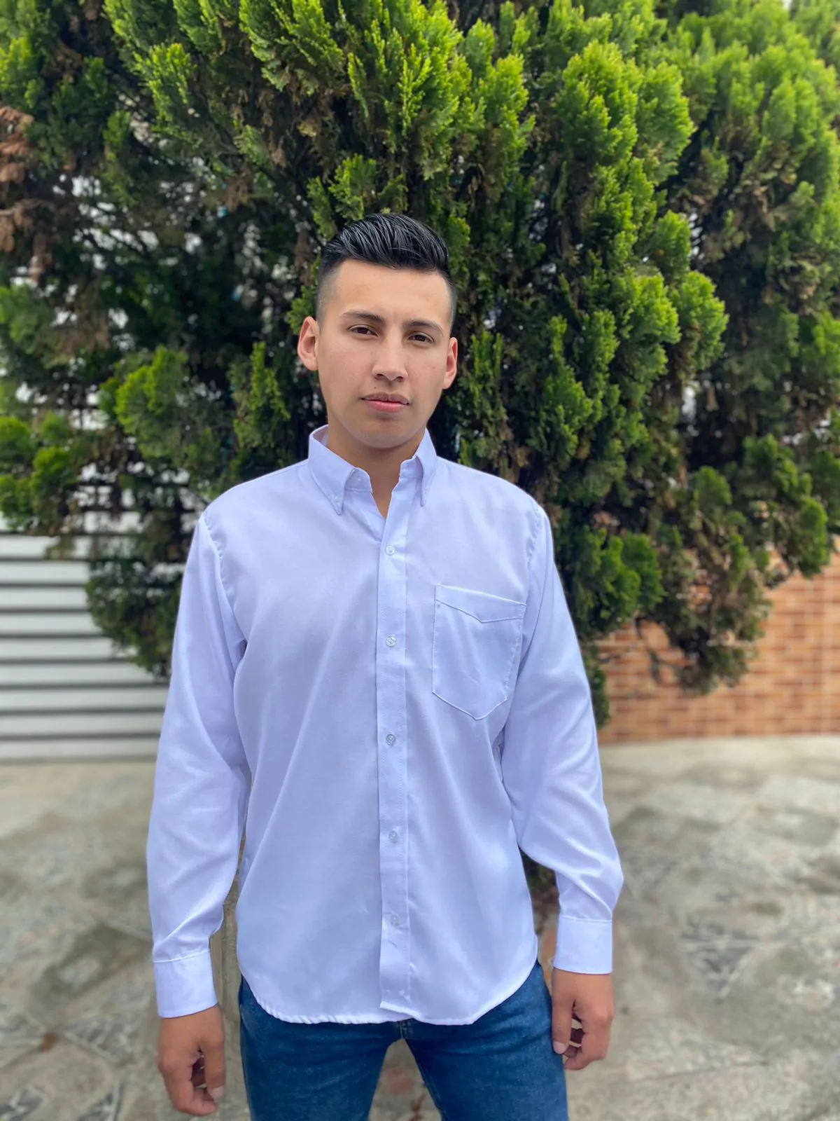 Camisa Oxford Caballero - Imagen 3