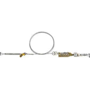 Sistema De Cuerda De Rescate Horizontal Cables En Acero Galvanizado