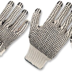 Guantes Hilaza Algodón Poliéster Con Puntos Pvc 2 Caras Grip