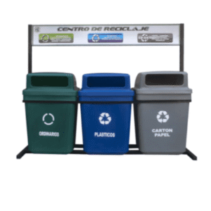 Punto Ecológico 100 Lt Tapa Alta