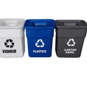 Caneca Plástica 20 Lts Tapa Orificio