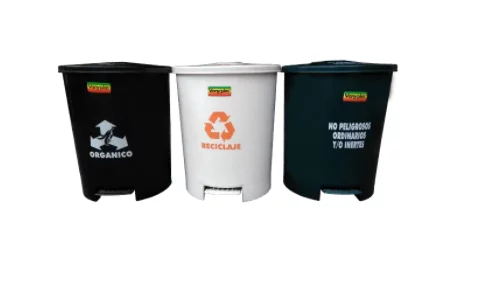 Caneca De Tapa Pedal 4,5 Litros - Imagen 2