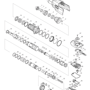 Repuestos Rotomartillo Makita Hr5202c