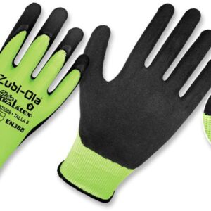 Guantes Nylon Neón Recubiertos En Látex