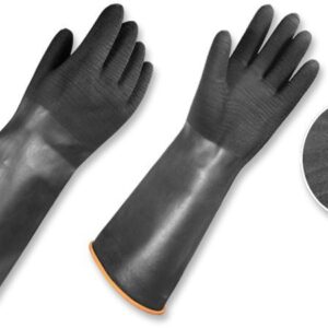 Guantes Caucho Negro Texturado Powerorange