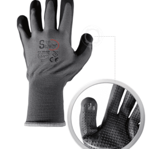 Guante Poliéster Puntos  En Nitrilo. Ref N-1560