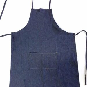 Delantal En Jean Con Bolsillo
