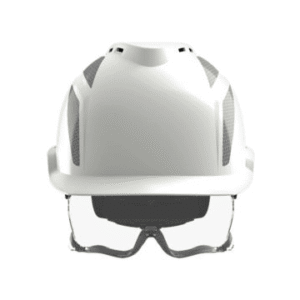Casco De Seguridad Con Ventilacion Y Gafas Integradas