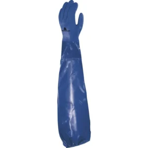 Guante Pvc Quimico Impregnado Algodón Deltaplus
