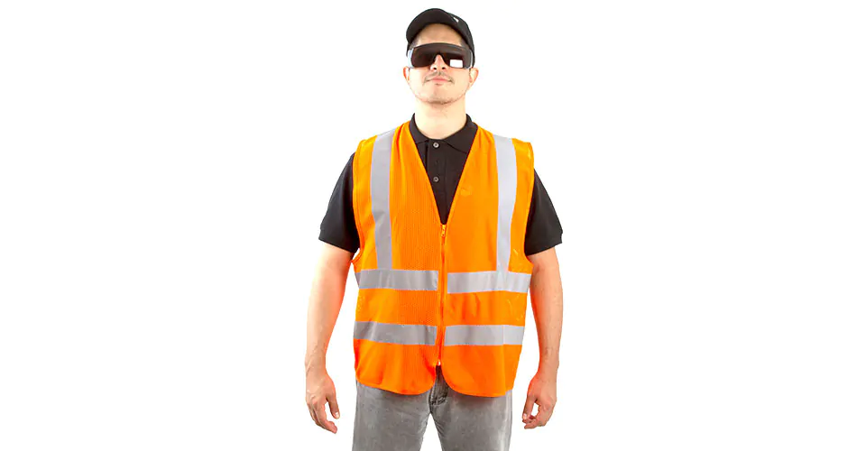 Chaleco Reflectivo Clima Cálido Cremallera Cprav - Imagen 3