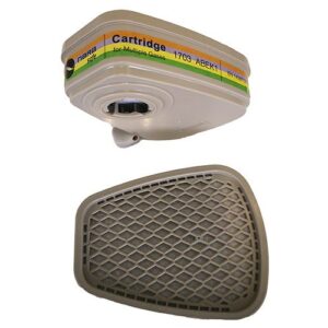 Cartucho Filtrante Abek1 Multigases Gases Y Vapores Organicos Para Respiradores Narasafe