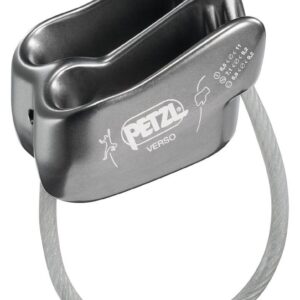 Asegurador-Descensor Compacto Y Ligero Para Una Utilización Con Uno O Dos Cabos De Cuerda Y Que Permite El Descenso En Rápel Petzl