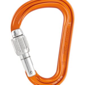 Mosquetón Con Bloqueo De Seguridad A Rosca, Compacto Y Ligero En Forma De Pera Petzl