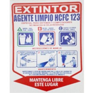 Señal Agente Limpio 25x20