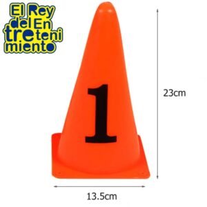 SET D CONOS NUMERICO 23CMS*10UND