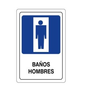 Señal Baño Hombres Imp