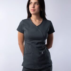 Scrub Conjunto Antifluido Free Movement™ S360 | Plomo Oscuro