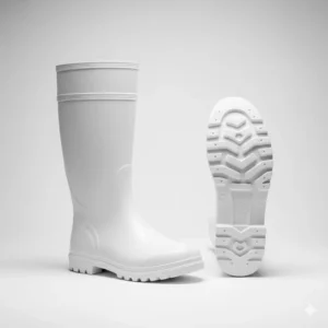 bota agricola blanca