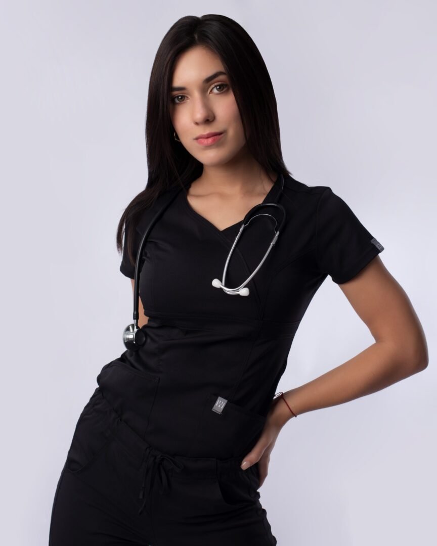 Scrub Conjunto Antifluido Free Movement™ S360 | Negro