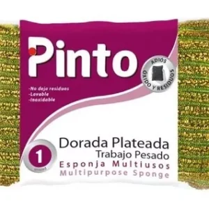 Esponja Dorada Plateada Trabajo Pesado