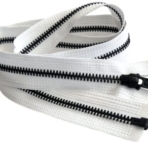 Cremalleras 6 Blanco,Negro