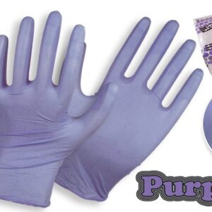 Guantes Nitrilo Purple Para Usos Generales (Aprobado Por La Fda 21 Cfr 177-2600) Manejo De Alimentos • Caja Dispensador X 100 Unidades. • “Purple”