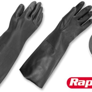 Guantes De Neopreno Negro Interior Con Flock Largo: 16 40.64cm 28 Mil Raptor Iii