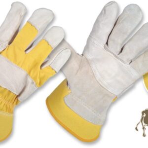 Guantes Industriales En Vaqueta Especial Y Tela • “Cow”