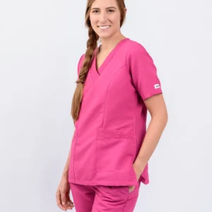 Pantalón Y Blusa Dama En Antifluidos Cereza