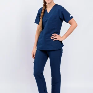 Pantalón Y Blusa Dama Antifluidos Azul Oscuro