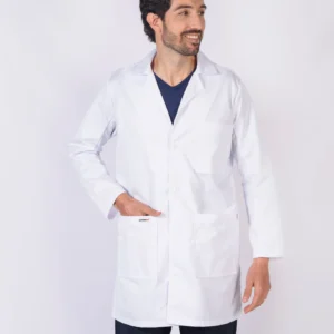 Bata Para Médico Unisexo Manga Larga