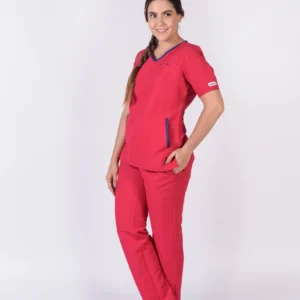 Pantalón Y Blusa Dama Cereza