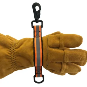 Firefighter Gloveleash 2 Con Material Reflectante Naranja