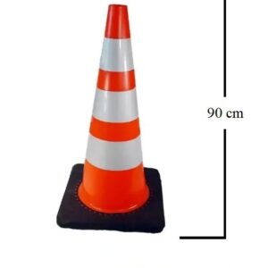 Cono Vial Base Negra 90cm