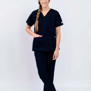 Pantalón Y Blusa Dama Antifluidos Azul Noche