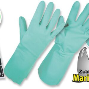 Guantes Nitrilo Con Flock Espesor: 13 Mils. De Pulgada Largo: 13 33.02cm