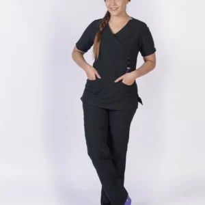 Pantalón Y Blusa Dama Antifluidos Negro