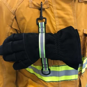 Firefigheter Gloveleash2 - Correa De Guante Verde Reflectante