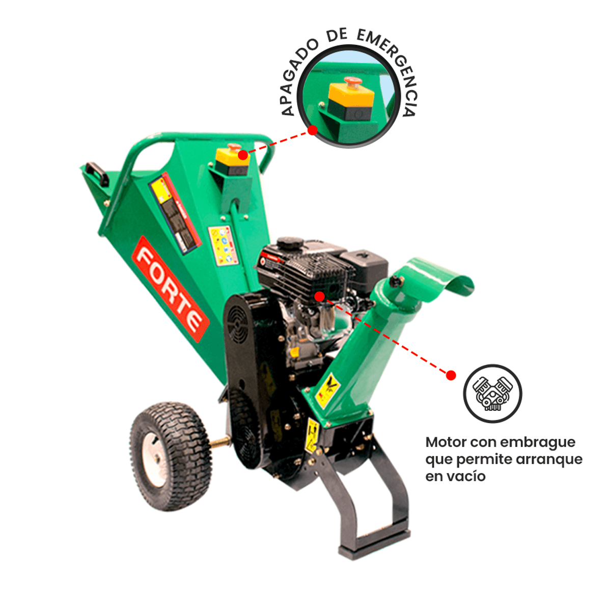 CHIPEADORA FORTE A GASOLINA 6