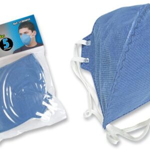Mascarilla Para Polvo Termosellada  Desechable Color Azul