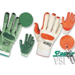 Guantes Hilaza Recubiertos En Látex Texturizado Para Uso Industrial