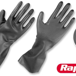 Guantes De Neopreno Negro Interior Con Flock Largo: 13 33.02cm