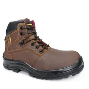 Bota Elite Seguridad  Café / Cuero Graso