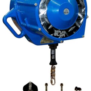 Equipo De Descenso Inclinado Auto Retráctil 3m Azul