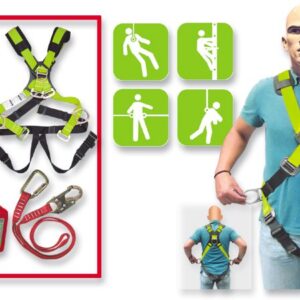 Arnés De Seguridad Multipropósito 4 Anillos Gancho Pequeño