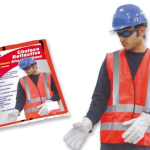 Chaleco Reflectivo Poliéster Color Naranja Alta Visibilidad