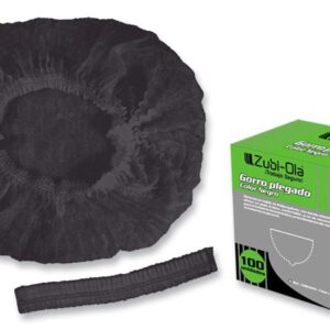 Gorro Plegado Color Negro 21 Caja X 1.000 Unidades