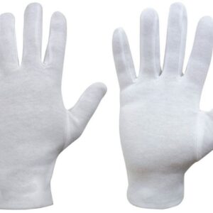 Guantes En Algodón Blanco Polar